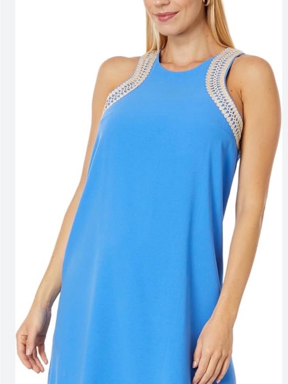 Lilly Pulitzer NWOT Amayah Soft Shift Dress Blue Tang $198 Size 8